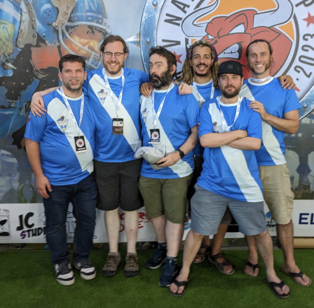 Team <a href="/WaterbowlThe/">The Waterbowl</a> in Alicante for the #nafwc. Currently on 1/0/1 as a team.