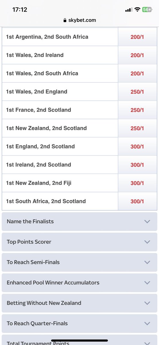 alisonsmail's tweet photo. @RequestABet I can see first Ireland second Scotland but wanted first Scot second ire https://t.co/obhWeOy9pM