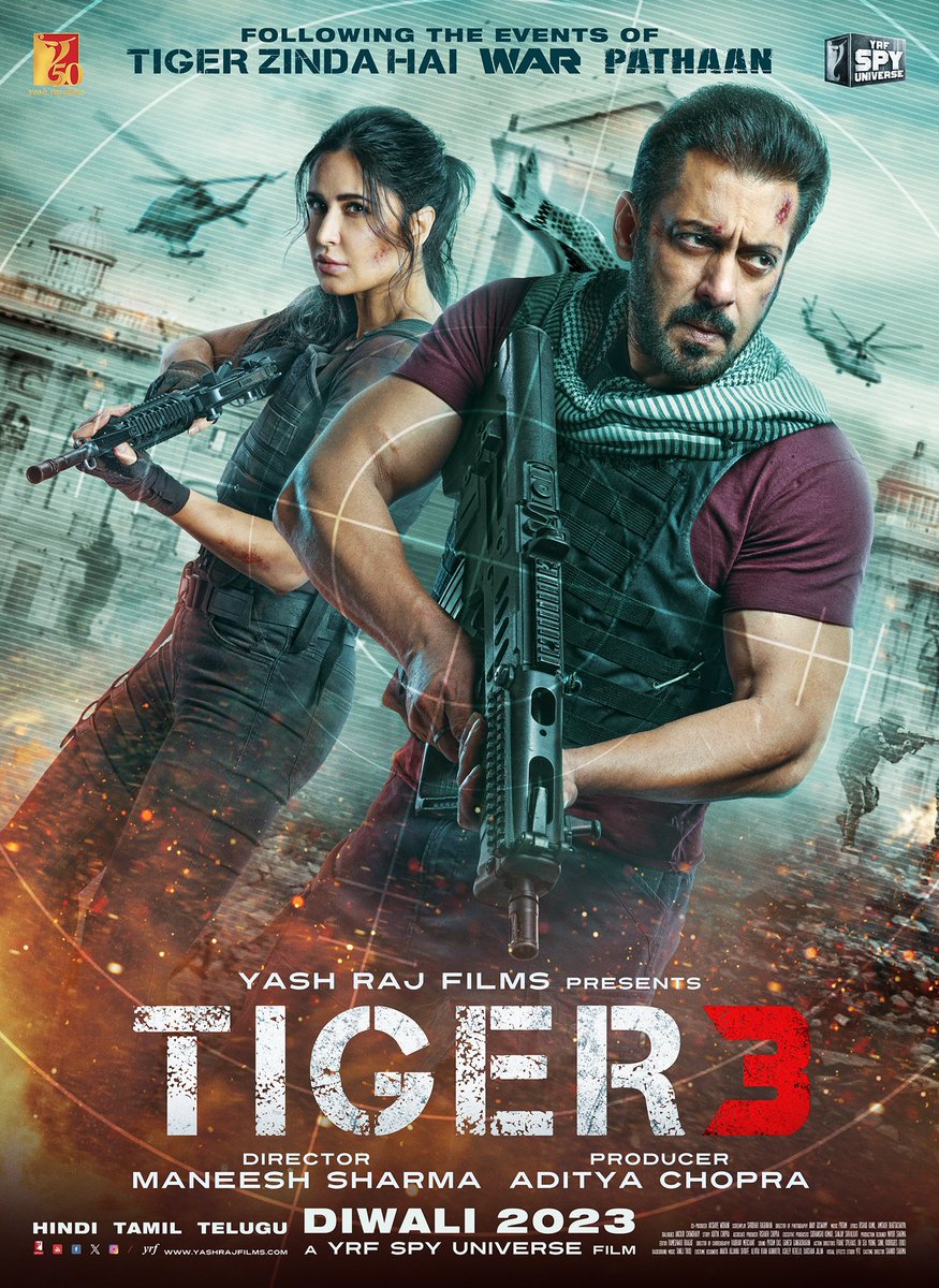 #SalmanKhan's movies line up
#Tiger3 
#Vishnuvardhan's movie
#TigervsPathan 
#Premkishaadi
#AliAbbasZafar's movie 
#Mythri movie
Less chances:
#Kick2 
#NoEntry2 

Lagta hai acche din aane wale hai 🔥🔥