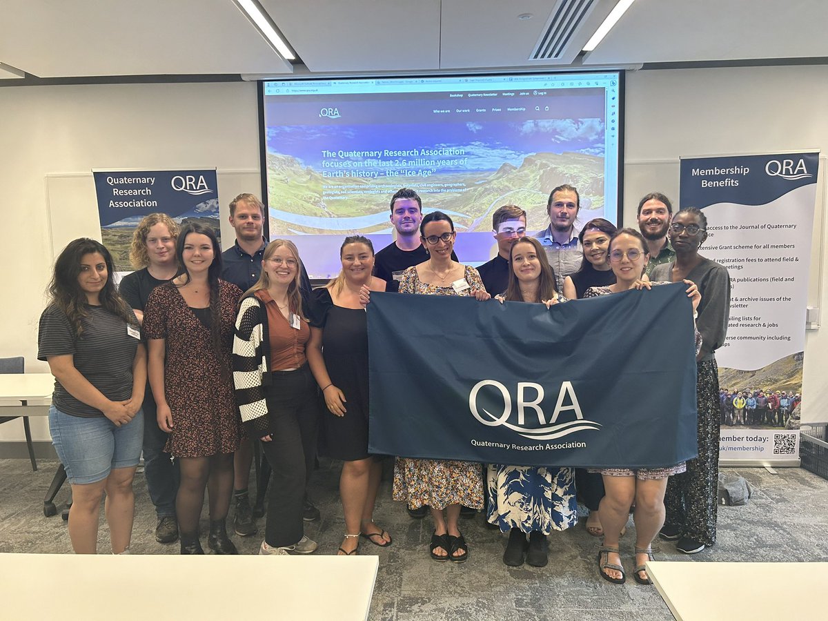 A great few days at Durham University where myself <a href="/hollynjenks/">Holly Jenkins</a> and <a href="/BirksSinead/">Sinead Birks</a> organised the annual <a href="/QuaternaryRA_UK/">QRA</a> postgrad conference. Amazing meeting so many new people, hearing their research, and sharing mine