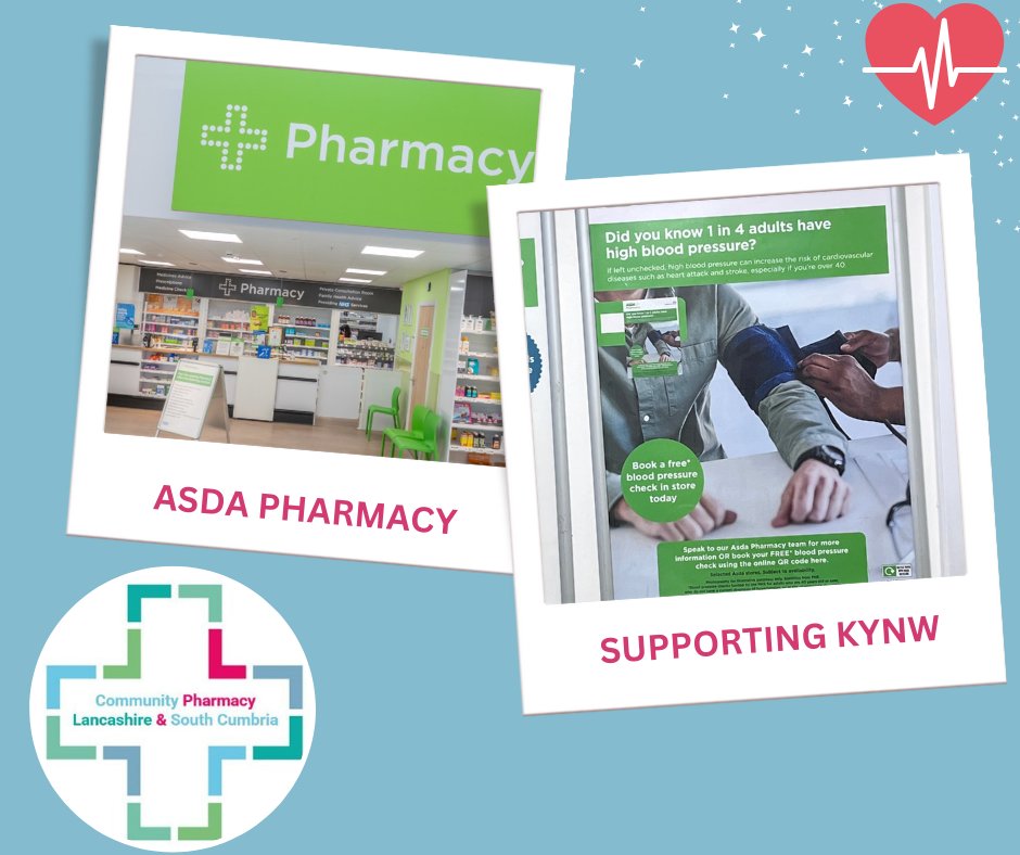ComPharmLSC's tweet photo. Big shout out to @asda sites across Lancs&amp;South Cumbria, including the team we met at Kendal, who are actively showcasing their efforts on supporting BP checks for their local neighbourhoods during KYNW
#LSCKnowYourNumbers #KnowYourNumber @SouthLakelandDC @LSCICB @BloodPress_UK https://t.co/6OpXoZs9DJ