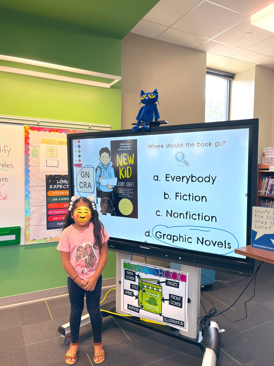 LibrarianSKI's tweet image. • Very important second week spent in our @Berkshire_BCPS library ~ students became experts in understanding the format of their library in order to self-select materials 📚 • @BCPSLMP #bcpslms