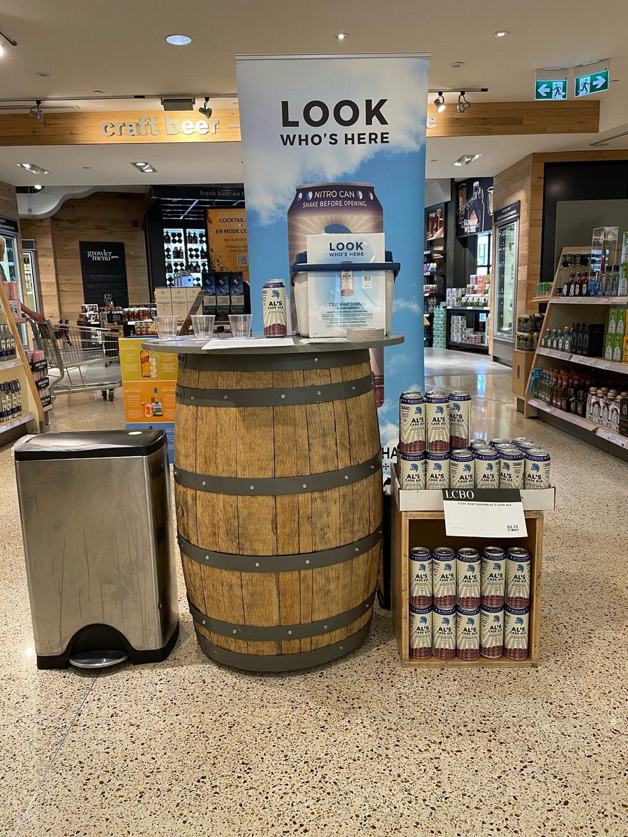cestwhattoronto's tweet photo. Here at the Summerhill LCBO slinging samples of Al’s Cask Ale until 3:30. If you’re in the neighborhood, come say hi! https://t.co/OWarAylNQ8