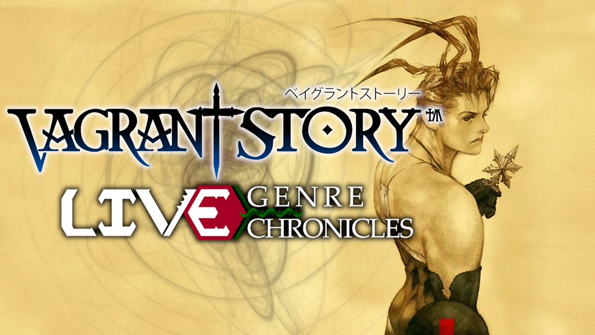 NotReallyAGenre's tweet photo. The time has come once again! Tomorrow, September 9th, at 12pm Pacific / 3pm Eastern, we'll be discussing Vagrant Story, a PS1 game directed, produced, and written by Yasumi Matsuno! Come join us as we discuss this fascinating and frustrating game! https://t.co/ACJCDj391J https://t.co/IctlJzejXz
