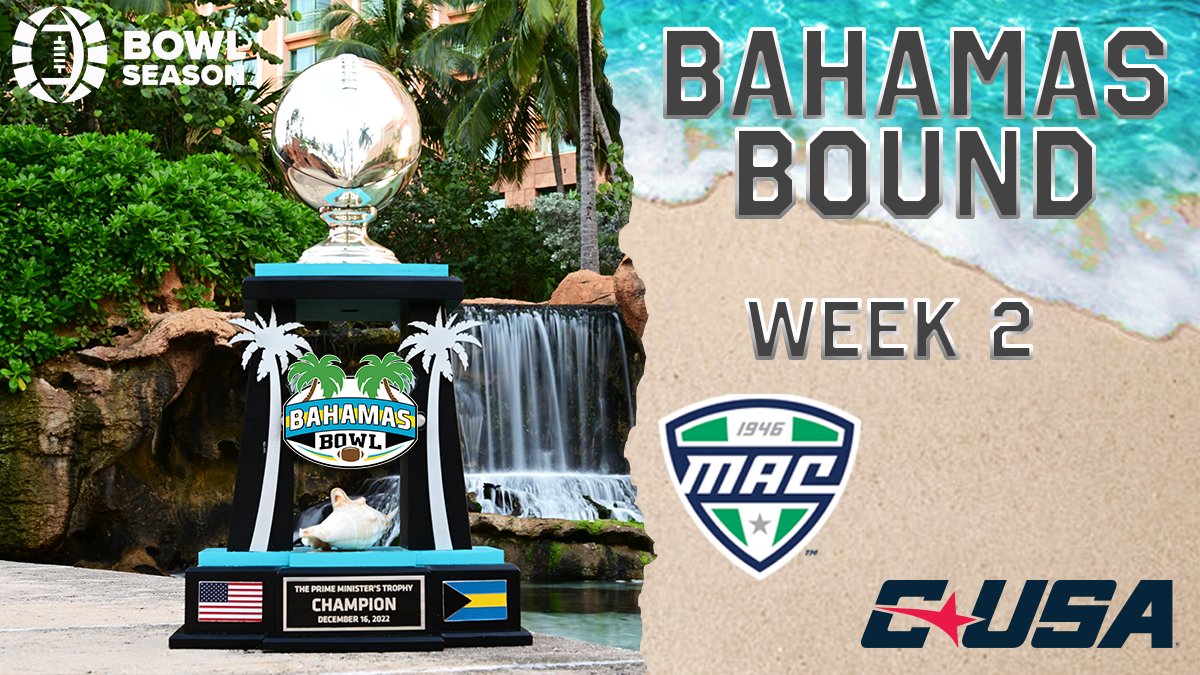 1 Week down, 12 more to go until passports are stamped! 🏈🏆🌴 #BahamasBound