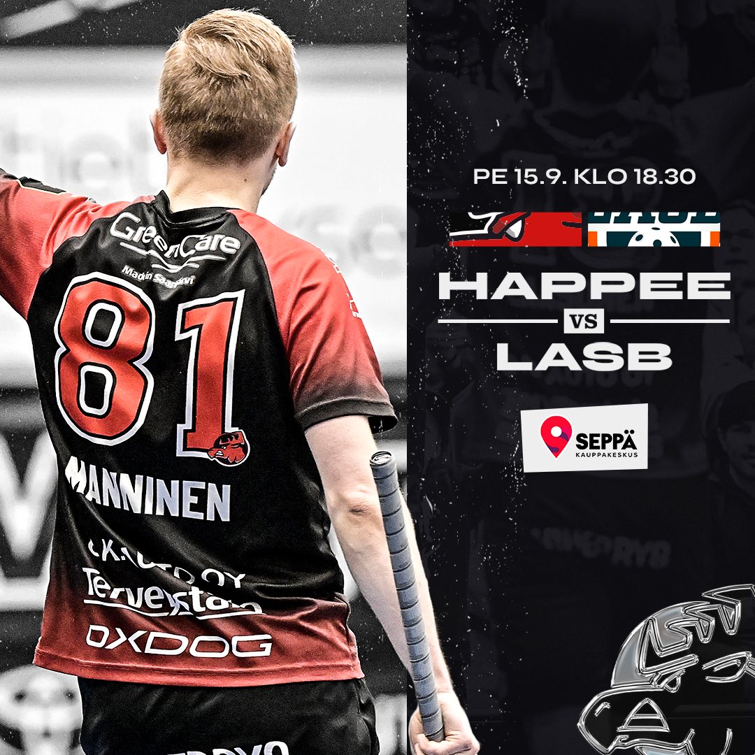LET'S GET THIS PARTY STARTED✨🕺

Hirvilauma on valmiina ja ensi perjantaina käynnistetään uusi <a href="/f_liiga/">F-liiga</a> kausi Jyväskylän Monitoimitalolla! Vastaan astelee <a href="/LASBedustus/">LASB</a> 🔥

🎟️ tiketti.fi/happee-lasb-jy…

#happeefloorball #hirviteatteri #oxdog #mizuno #jyväskylä #fliiga #salibandy