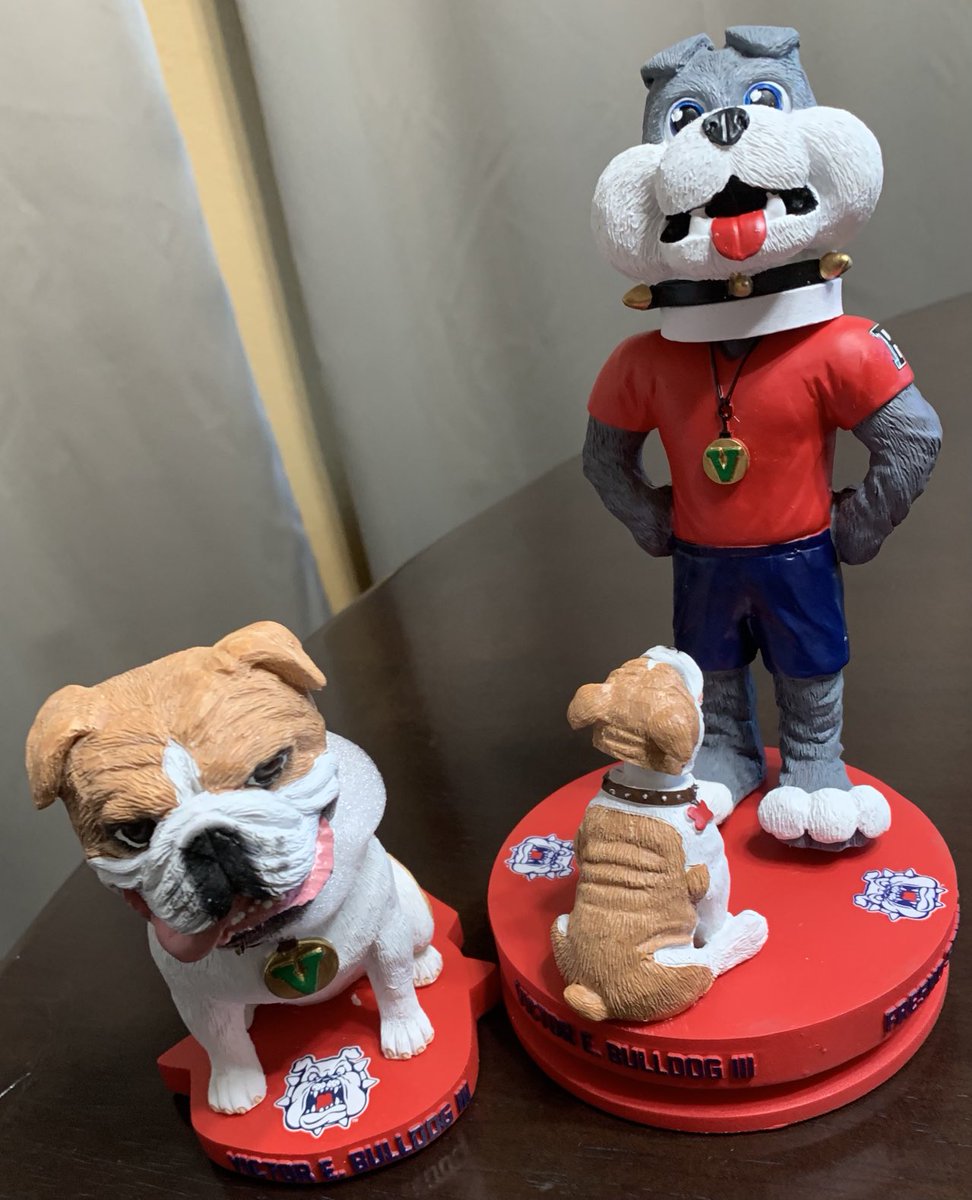 Dale Yurong (@daleyurongabc30) on Twitter photo Victor E Bulldog IV attends his 1st ā¦<a href="/FresnoStateFB/">Fresno State Football</a>ā© game on Saturday but heās already got his own Bobblehead ! Timeout is here with Victor III
New from
ā¦<a href="/BobbleheadHall/">National Bobblehead Hall of Fame and Museum</a>ā© ā¦<a href="/Fresno_State/">Fresno State</a>ā© State Victor E Bulldog IV attends his 1st ā¦<a href="/FresnoStateFB/">Fresno State Football</a>ā© game on Saturday but heās already got his own Bobblehead ! Timeout is here with Victor III
New from
ā¦<a href="/BobbleheadHall/">National Bobblehead Hall of Fame and Museum</a>ā© ā¦<a href="/Fresno_State/">Fresno State</a>ā© State