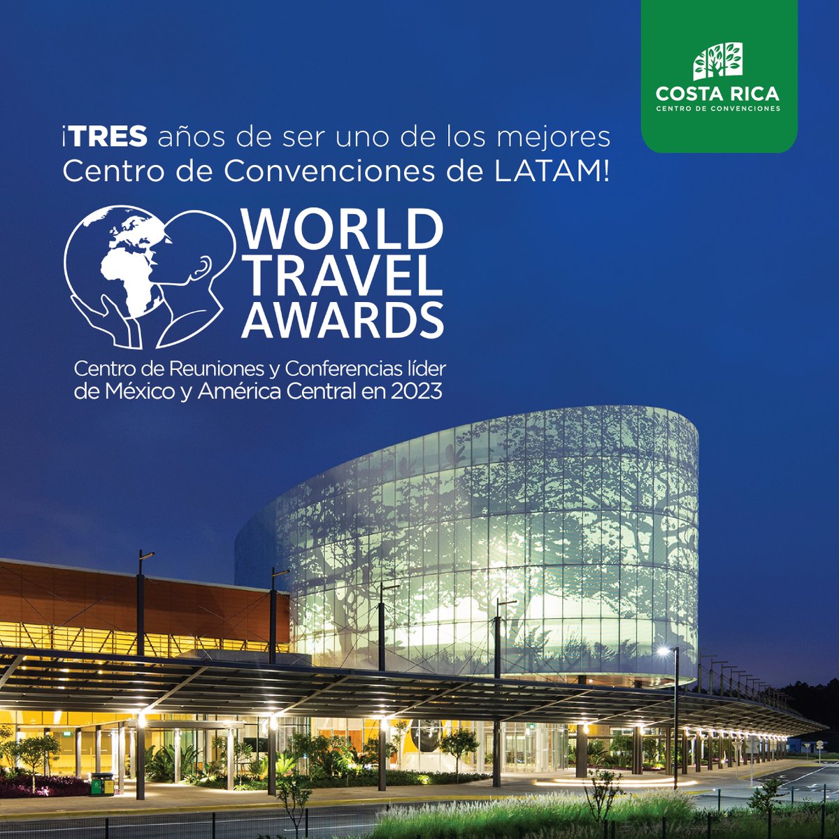 Nos sentimos muy orgullosos de recibir por tercera ocasión el premio al Centro de Reuniones y Conferencias líder de México y América Central en 2023.
<a href="/WorldTravelAwa1/">WorldTravelAwards</a>