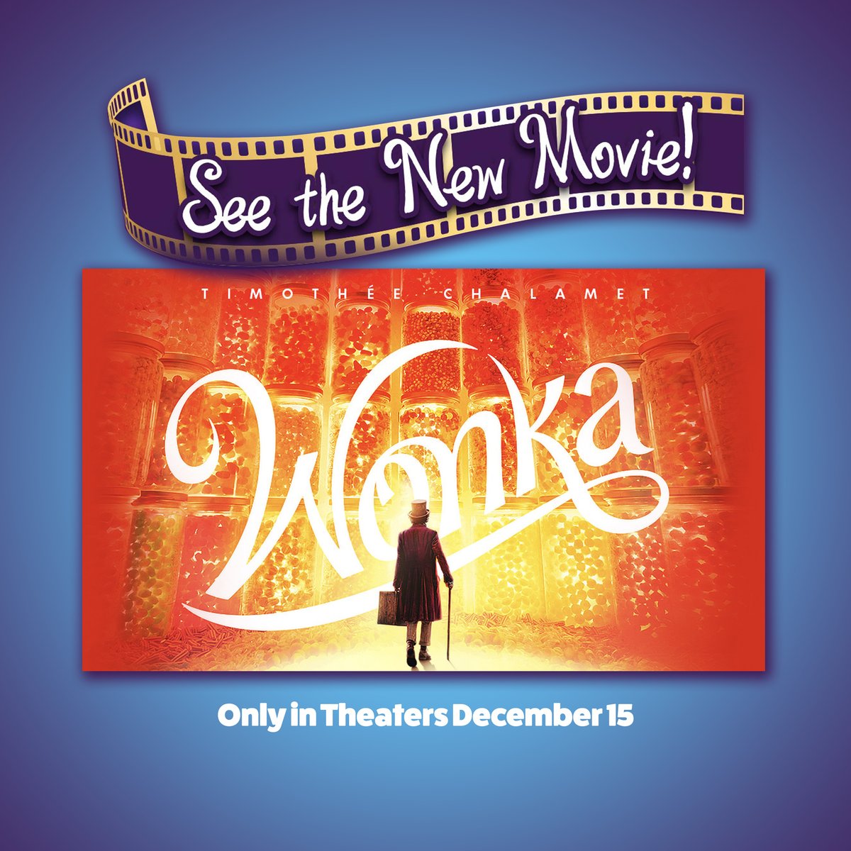 CandyFunhouseHQ's tweet photo. ✨It's Here!✨ The magical return of Wonka! Step into the world of pure imagination 🎩 #wonka #magichats #candyfunhouse https://t.co/i4tamLfvMR