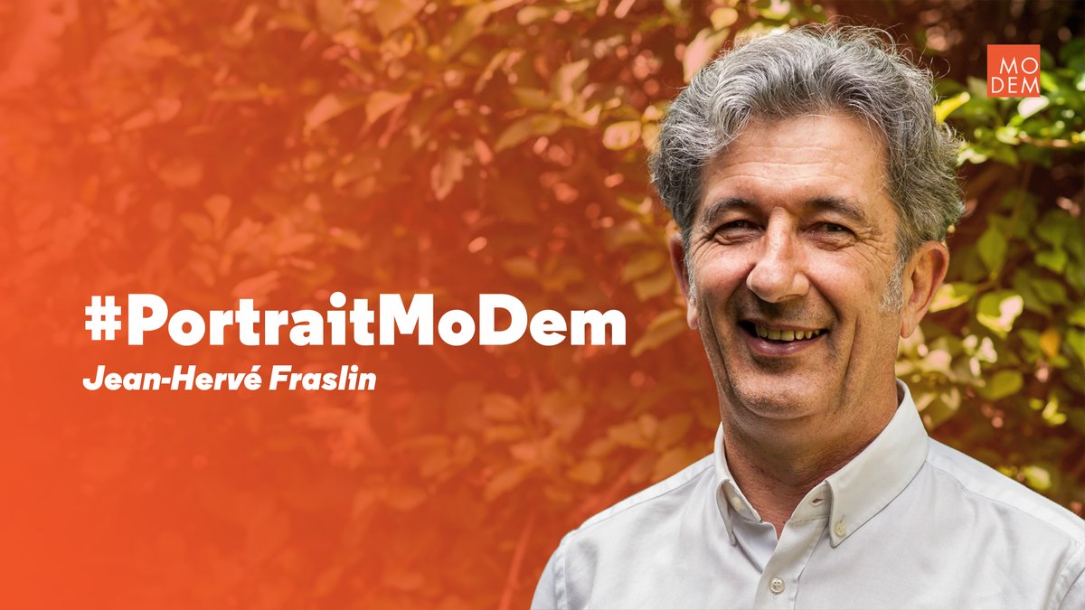 🟧 #PortraitMoDem | Jean-Hervé Fraslin 🙋‍♂️ Engagé à Madagascar, Jean-Hervé a trouvé dans le MoDem la conjugaison des valeurs démocrates et écologiques ! 👥 Découvrez @JeanHerveF, conseiller à l’Assemblée des Français de l’Étranger 👉 bit.ly/3qCuQW0