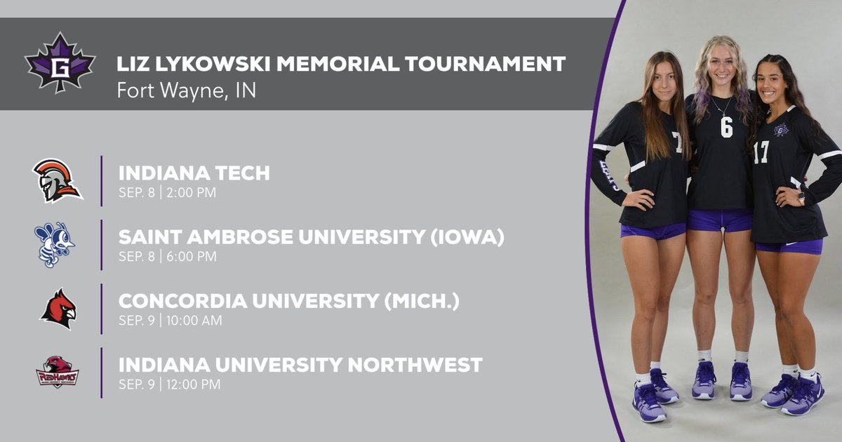 Liz Lykowski Memorial Tournament 
Last tournament of the season, let’s make it a good one! Go leafs 🏐