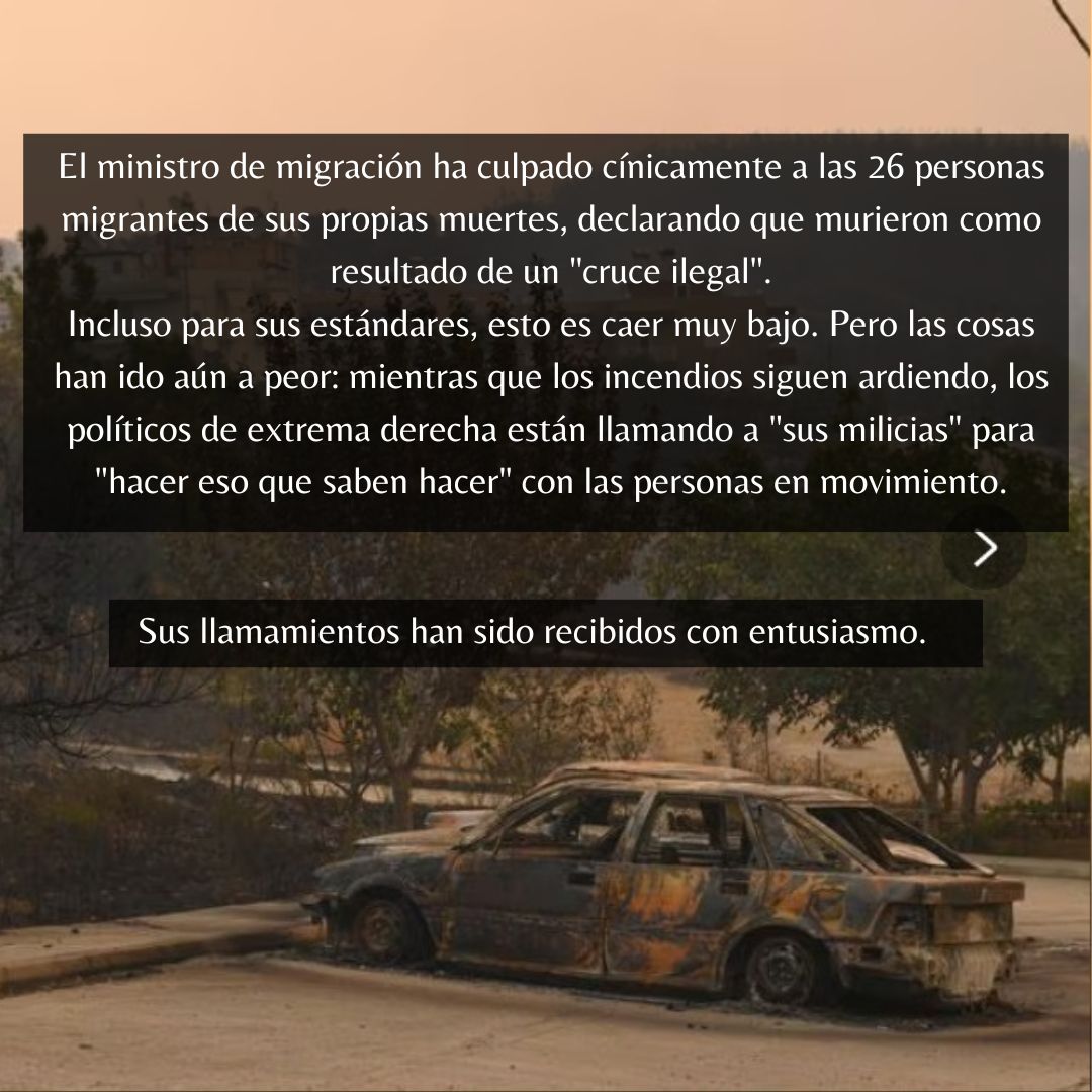 HeuraNegraVKK's tweet photo. Hem traduït aquest text de les compis de Open Assembly Against Border Violence Lesbos.
Sobre la caça migrant a Evros (Grècia)👇🏽
https://t.co/dhqnrnQHUL https://t.co/IZsiuZJvIB