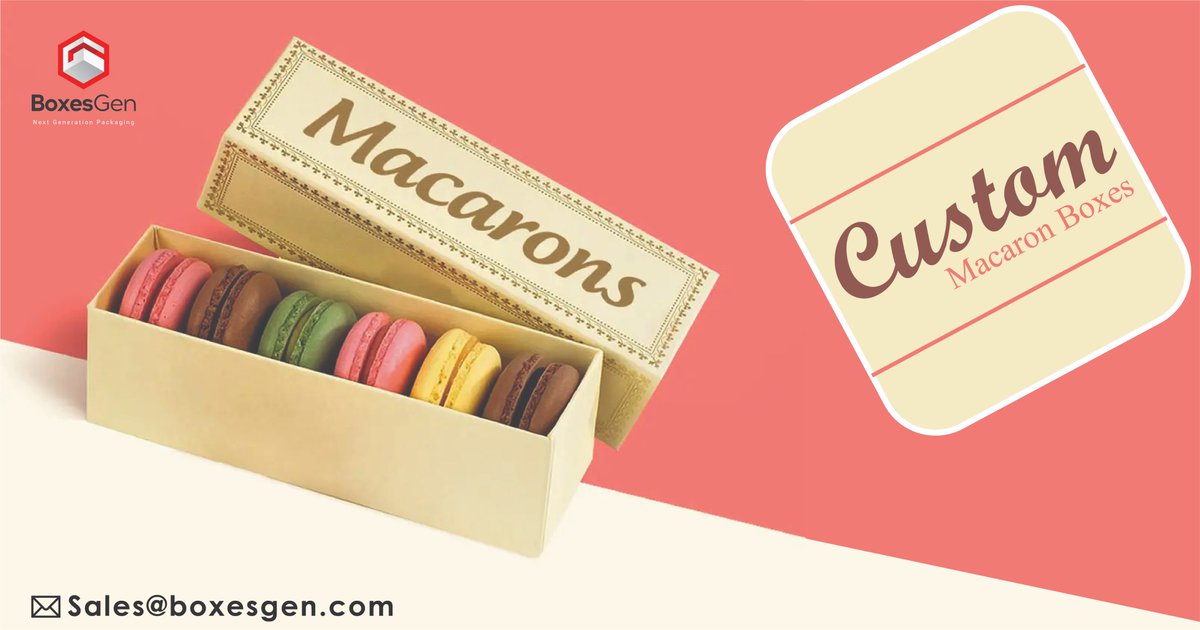 BoxesGen's tweet image. Elevate Your Brand with Custom Macaron Boxes from BoxesGen
Elevate your brand's appeal and create lasting impressions with our premium custom Macaron Boxes from BoxesGen. Your delectable treats deserve nothing but the best! #MacaronPackaging #BoxesGen #CustomMacaronBoxes