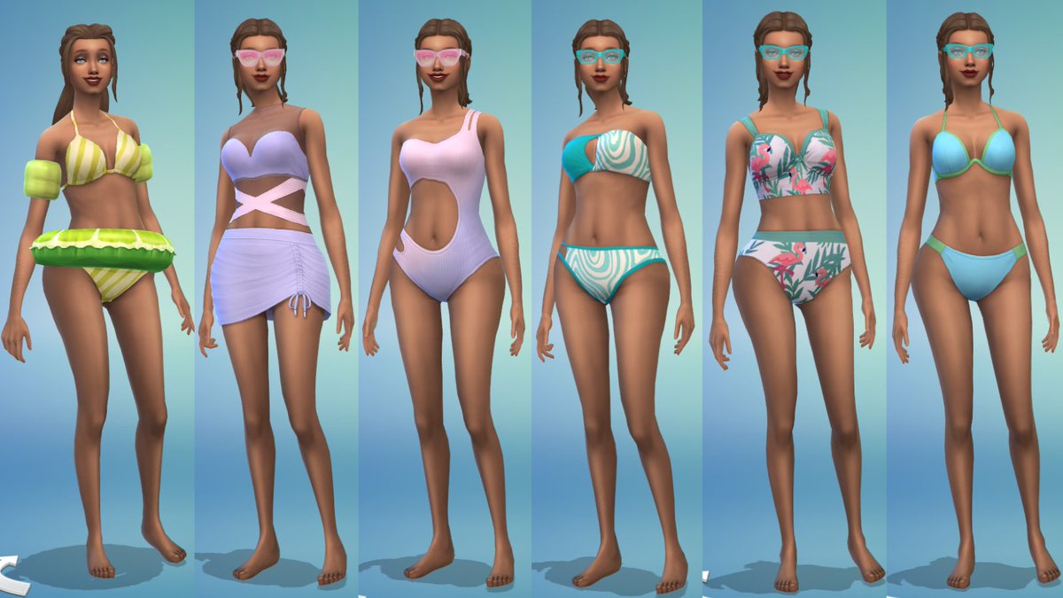 StellaSimsy's tweet image. I love this kit. 🩷 #PoolsideSplashKit #TheSims4 #ShowUsYourSims