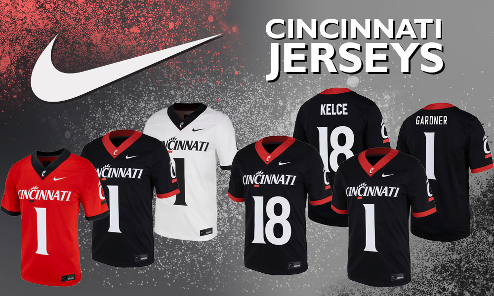 Shop Cincinnati Bearcats Football Jerseys