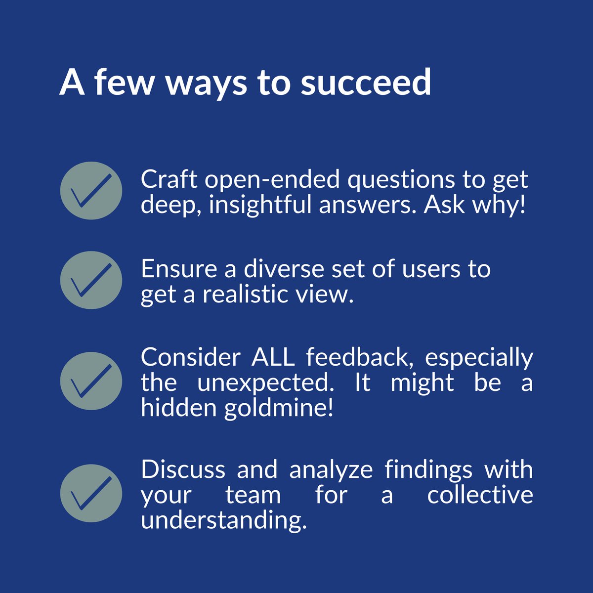 UNLEASHlab's tweet photo. Carrying out user interviews is critical to every entrepreneur’s journey as it informs how they can iterate and develop their products to best meet the market needs. Check out some insights about why user interviews matter and how to get them right. #UNLEASHPlus 💡 https://t.co/mv7fmB4aNM