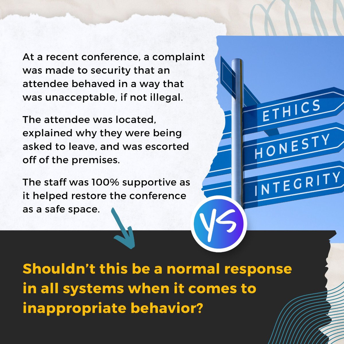 YuditSensei's tweet image. Shouldn’t this be a normal response in all systems when it comes to inappropriate behavior?
#Yudit #Proactive #ChangeTheCulture