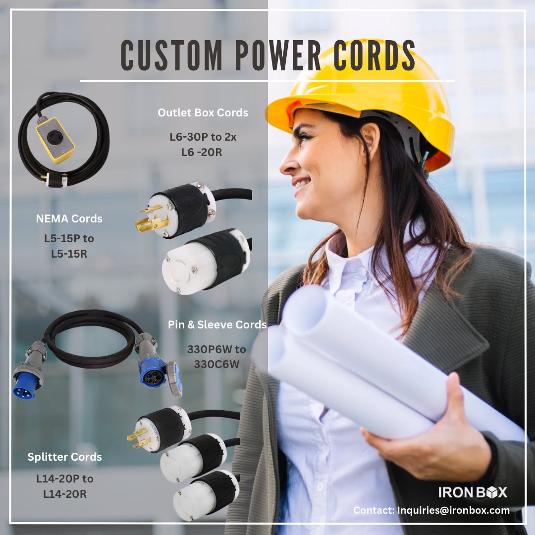 Discover quality and customization with various power cords, including NEMA, splitter, and outlet box applications, crafted in Raleigh, NC. Tailored to your unique needs, our cords ensure reliable connections for all your electrical requirements.

lockingpowercords.com/ul-listed-cust…