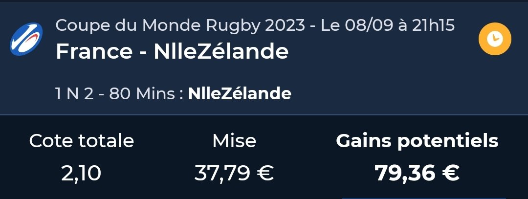BPPLT8's tweet image. BPP -&amp;gt; Promo Winamax Monopoly
J'ai bien fait d'attendre la cote vient de bouger !
On tente une gare ou d'autre défis :
On perd 4,24€ mais récupérer la carte si la France gagne ! 🔥
On perd 1,48€ mais on gagne 5€ de FBs sur PSEL et on passe PMU
Remboursé si Nul !
#TeamParieurs