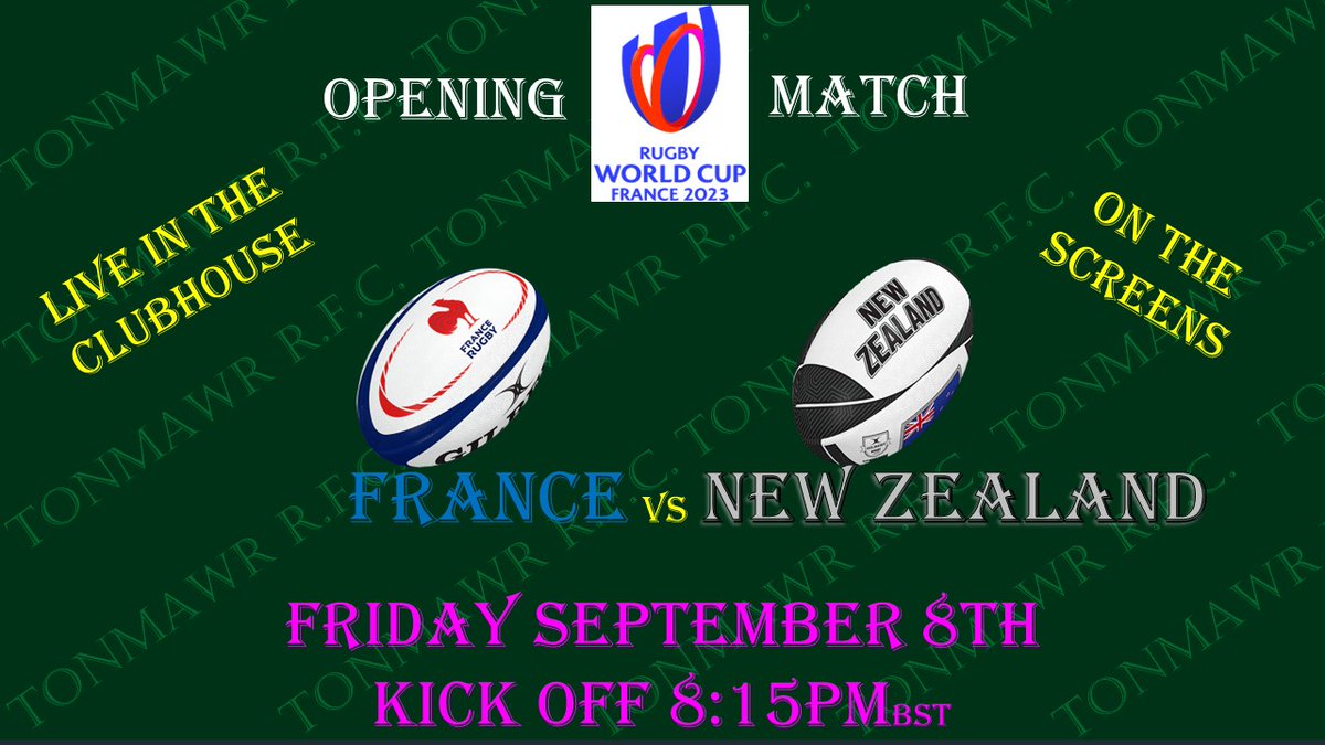 tonmawr_rugby's tweet photo. Tonight's the night

We have Thatchers now on tap. 
 Along with a selection of other drinks (alcoholic &amp; non-alcoholic) ready to watch &amp; enjoy the @rugbyworldcup live in High Definition on the screens in the clubhouse https://t.co/8jhLt6O2hh