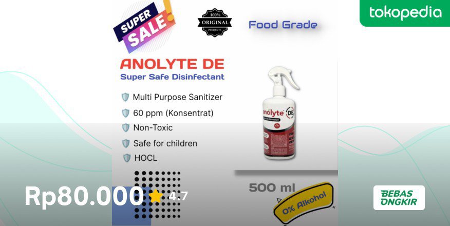 MFAnolyte's tweet photo. Coba cek ini di Tokopedia, deh. Harganya Rp80.000
https://t.co/dwvrK0ZMqW

#Medan #Riau #Kepri #Pekanbaru #Palembang #Jambi #Bangkabelitung #Batam #Dumai #Tanjungpinang #Lampung #Banten #Jakarta #Semarang #Solo #Kudus #Bandung #Cirebon #Jogja #Malang  #Surabaya #Bali #Lombok https://t.co/bhd3l3ysBU