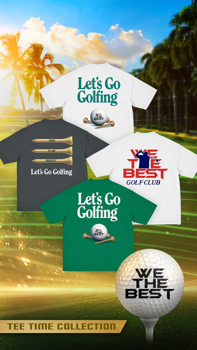 T TIME 🏌️‍♂️ T TIME 🏌️‍♂️ T TIME 🏌️‍♂️ SHOP THE NEW COLLECTION NOW! WETHEBESTSTORE.COM