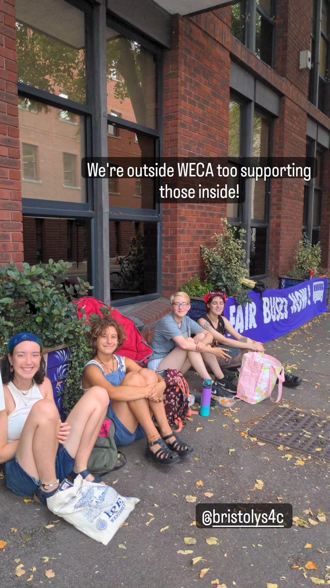 We're are still occupying the WECA offices, @votedannorris hasn't come to talk to us so I guess we're here overnight too 🤷