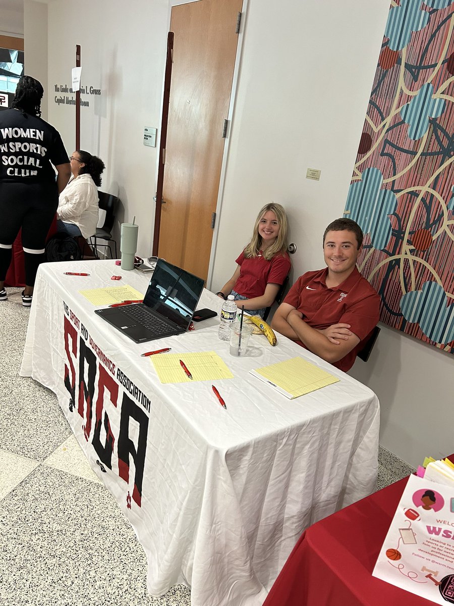 etaylor810's tweet photo. Check out all the opportunities with our student professional organizations today! @TempleSTHM has 5 student professional organizations with interests in event planning, sport, and tourism/hospitality. https://t.co/FhB8KM933W