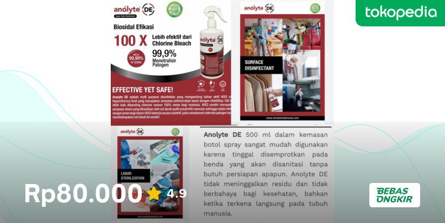 MFAnolyte's tweet photo. Coba cek ini di Tokopedia, deh. Harganya Rp80.000
https://t.co/XJJh3GRBom

#Medan #Riau #Kepri #Pekanbaru #Palembang #Jambi #Bangkabelitung #Batam #Dumai #Tanjungpinang #Lampung #Banten #Jakarta #Semarang #Solo #Kudus #Bandung #Cirebon #Jogja #Malang  #Surabaya #Bali #Lombok https://t.co/1btQ2dNSUu
