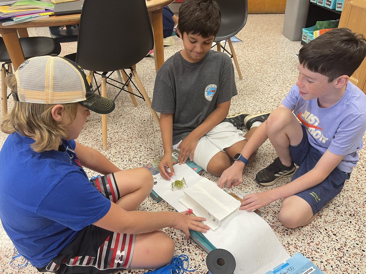 So much fun with Hexbugs for our first CBG Enrichment of the year with <a href="/RodgersC_/">Courtney Rodgers</a>! The collaboration and teamwork was amazing! <a href="/JBWatkinsES/">JB Watkins ES</a> <a href="/ccps_gifted/">CCPS Gifted Ed</a> #minermoments
