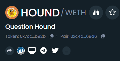 Question Hound tweet media