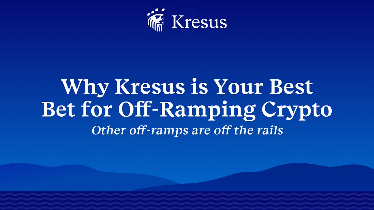 KresusOfficial's tweet photo. Why #Kresus is Your Best Bet for Off-Ramping Crypto💸

Heard about MetaMask's new "sell" feature? You can convert $ETH to $ but at a whopping 5-9% fee!

Let's explain why when it comes to off-ramping  Kresus is the way to go, with 0% fees🦾

🧵A Thread

🧵1/8 https://t.co/3mKXKTRLyX
