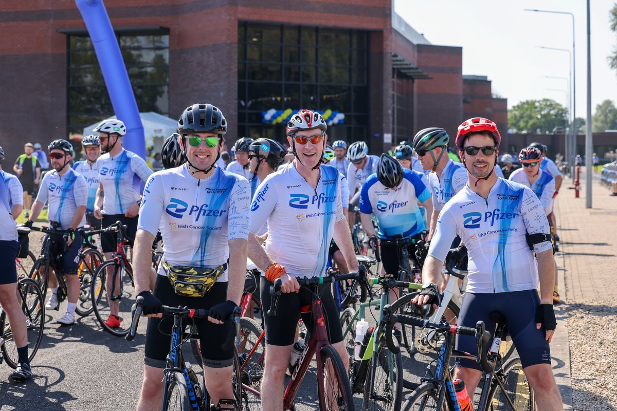 Pfizer Ireland (@pfizer_ireland) on Twitter photo Over 230 Pfizer colleagues enjoy a pit stop in our Newbridge site today on their 300km journey to Pfizer Ringaskiddy. Magnificent atmosphere and all in aid of <a href="/IrishCancerSoc/">Irish Cancer Society</a>. Over 230 Pfizer colleagues enjoy a pit stop in our Newbridge site today on their 300km journey to Pfizer Ringaskiddy. Magnificent atmosphere and all in aid of <a href="/IrishCancerSoc/">Irish Cancer Society</a>.