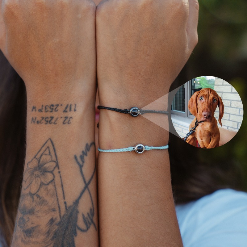 Personalized Circle Photo Bracelet – Wear Felicity