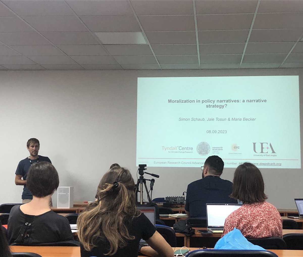 Dr. Annemieke van den Dool (@pubpolicychina) on Twitter photo In this final #ecprgc23 policy process panel, <a href="/SimonSchaub5/">Simon Schaub</a> argued that because the political debate is becoming increasingly moralized, we need to pay more attention to moralization when analyzing policy narratives. In this final #ecprgc23 policy process panel, <a href="/SimonSchaub5/">Simon Schaub</a> argued that because the political debate is becoming increasingly moralized, we need to pay more attention to moralization when analyzing policy narratives.