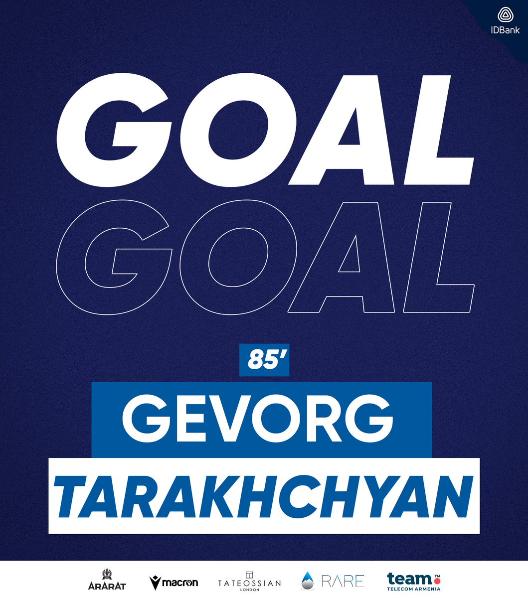 OfficialArmFF's tweet photo. UEFA U21 European qualification
Armenia 1-2 Albania
Goal by Gevorg Tarakhchyan 💥
#ARMALB https://t.co/UVxHF7CZmW
