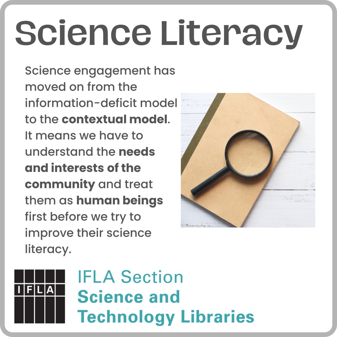 Today is <a href="/UNESCO/">UNESCO 🏛️ #Education #Sciences #Culture 🇺🇳</a> International World Literacy Day! 

Did you know effective science engagement is like a dialogue? Stay tuned to our Youtube channel for future webinars on this. #LiteracyDay #IFLA #WeAreIFLA 

For more info about World Literacy Day --&gt; unesco.org/en/days/litera…
