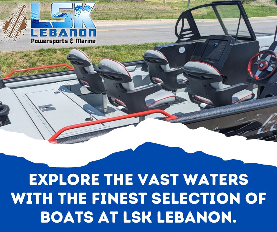 lebanon_lsk's tweet image. 🌊⛵ Explore the vast waters with the finest selection of boats at LSK Lebanon. Our lineup includes Suzuki Marine, SeaArk, PolarKraft, War Eagle, Flagship, and Hampton boats and pontoons. lsklebanon.com 
#BoatingExperience #MarineAdventures