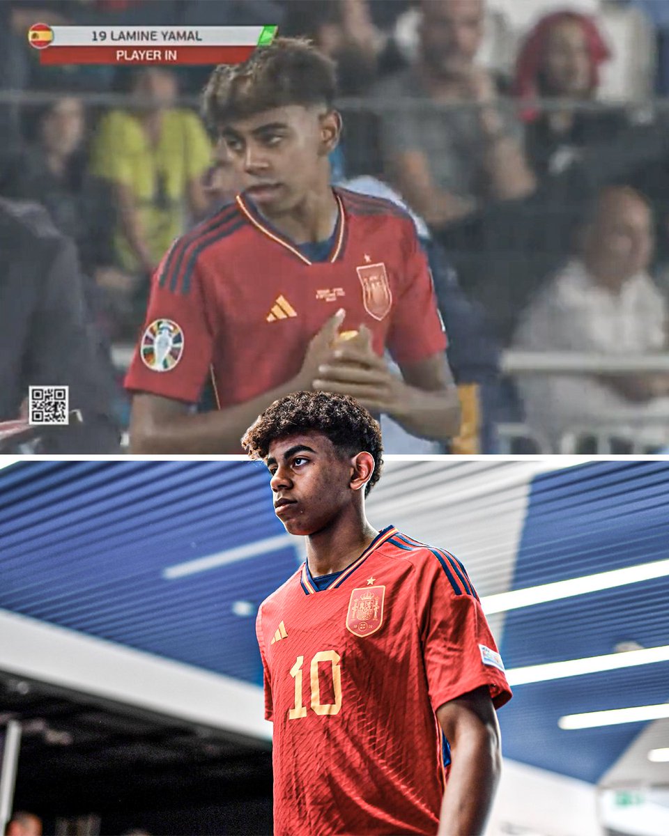 ESPNFC's tweet image. At 16 years and 57 days, Lamine Yamal is now officially the youngest player to play for Spain's senior side ⭐ 

The future is here!