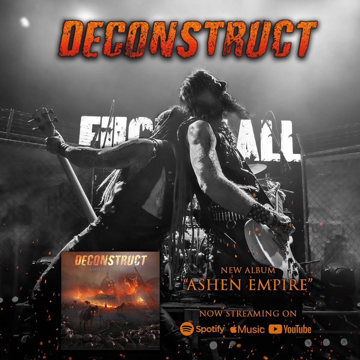 Deconstruct2021's tweet photo. Our latest album ASHEN EMPIRE is now streaming online.
Thank you for listening! 🤘🏽🤘🏽

Check out everything DECONSTRUCT at the link below
https://t.co/xJjSzQ8tYJ

Photo: @frankiejamesphotography

#deconstruct #deconsructmetal #newalbum #ashenempire #metal #heavymetal https://t.co/lJ4hk0800Q