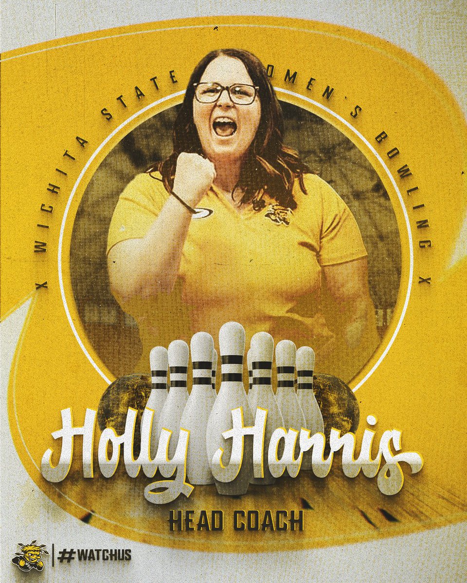 GoShockersBOWL's tweet photo. A Shocker alum and four-time NCBCA Coach of the Year finalist, Holly Harris will be our program's first Division 1 head coach! https://t.co/JB4aYwbGuz
