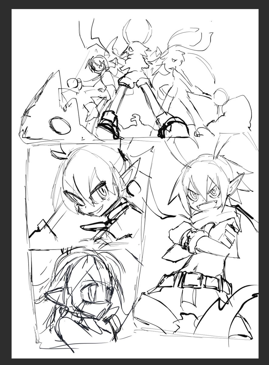 CarpatioDevil's tweet photo. Disgaea short comic.. my progress so far. Still thinking about how I should  portray Flonne in this panel https://t.co/ydnZ6fpDrf