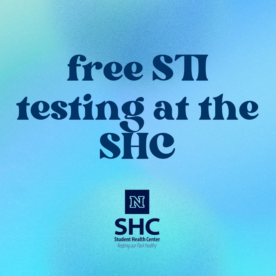 The SHC offers free STI testing! Fall 2023 free STI testing will begin Monday, September 11th. Scheduling for the upcoming week begins every Friday morning. Appointments are offered Monday-Thursday from 9-10 am. Call us to make your appointment today at (775) 784-6598.