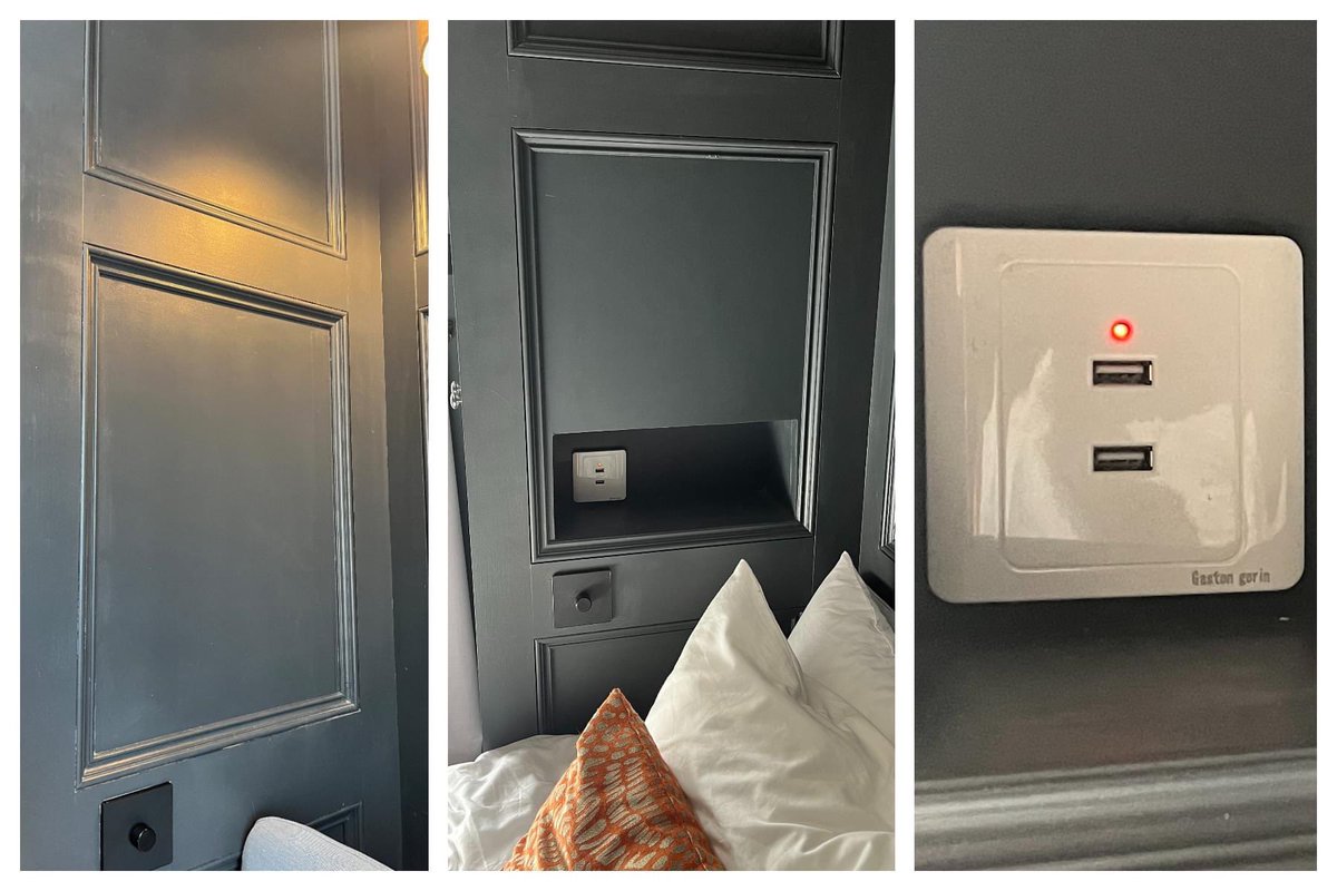 HandymanWindsor's tweet photo. This had fitted wardrobes either side of their bed leaving no room for bedside tables. With nowhere to put their morning cup of coffee they asked if I could fit a recessed shelf on either side along with installing some USB sockets so they could charge their phone.
#windsor https://t.co/vN16Nb9fAx