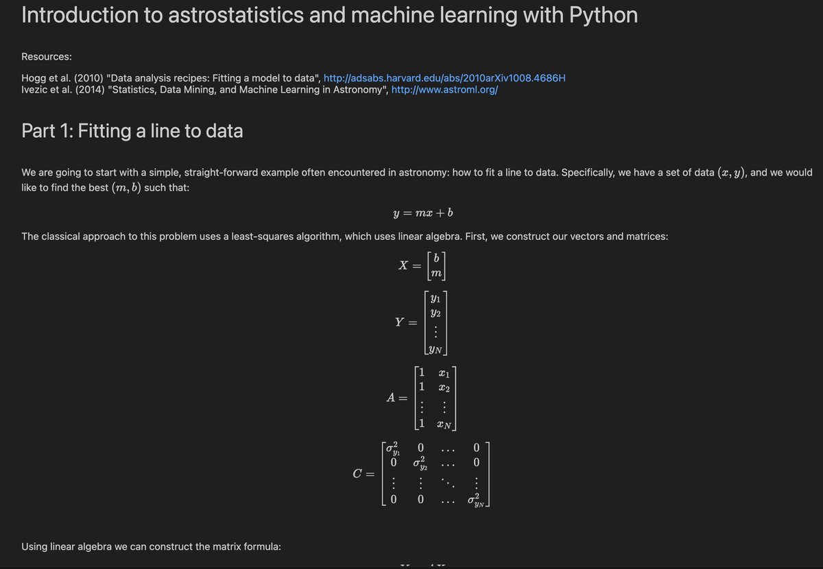 jkarpin2's tweet photo. Just starting to work through the Python code.
So far, excellent.
2023 Summer School for Astrostatistics in Crete
#astronomy #astronomers #astronomer #Science #Python #astrostatistics #MachineLearning
https://t.co/pAl8sXRfOh https://t.co/eVfDUDnG7e