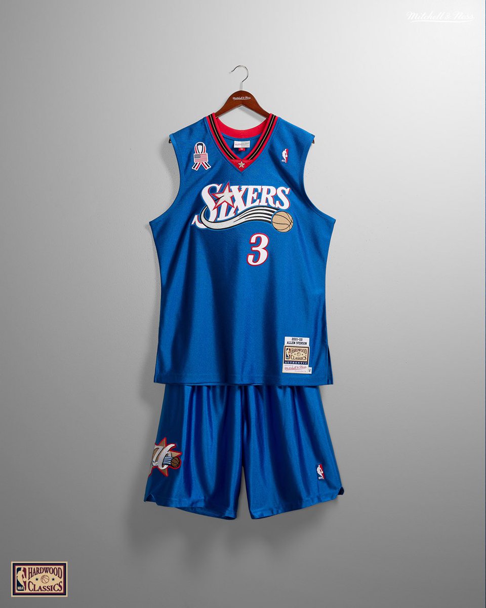 The Authentic 2001-02 @sixers Polyester Dazzle Uniform.. Donned by