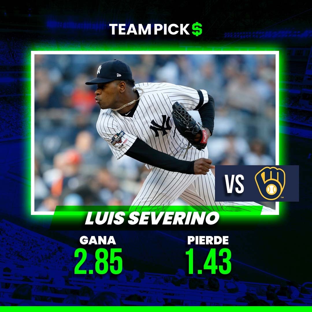 TeamPicksRD's tweet photo. Luis Severino ha permitido 4 carreras limpias en sus últimas 3 salidas, siendo en la última vs Astros donde recibió la totalidad de carreras ⚾️

Hoy se estará midiendo ante los Brewers. 

¿GANA O PIERDE? 🤔

#MLB #teampicks https://t.co/4zYBK7VmvD