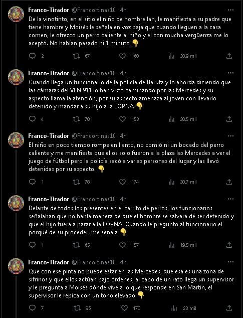 ReporteYa's tweet photo. #8Sep #EsTendencia 
"#LasMercedes" es tendencia por la denuncia de @Francortinas10

Contó como el día de ayer un funcionario de la Policía de Baruta pretendía llevarse detenido a un hombre y entregar a su hijo a la LOPNA porque "con esa pinta no puede estar en las Mercedes, esa es una zona de sifrinos"

Agregando frases como "qué coño haces tu en las Mercedes si tú eres de San Martin" - @estendenciavzl