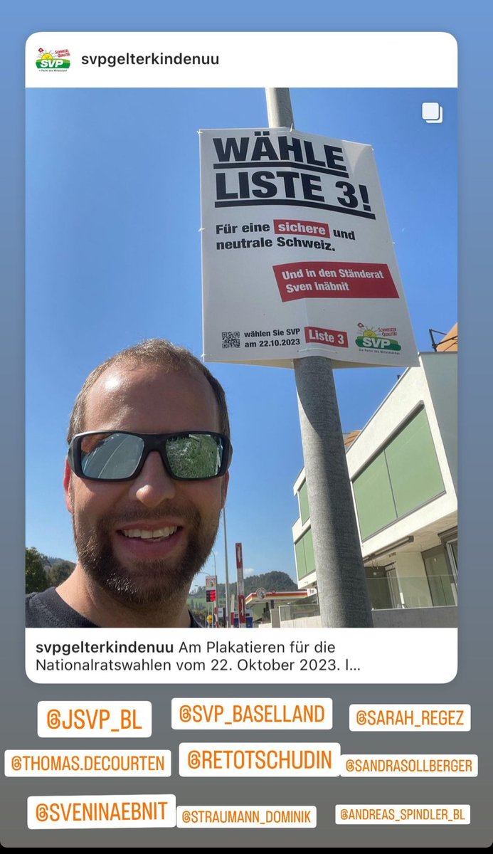 Law and Order a la <a href="/svp_bl/">SVP Baselland</a> : Regeln gelten nur für die anderen...