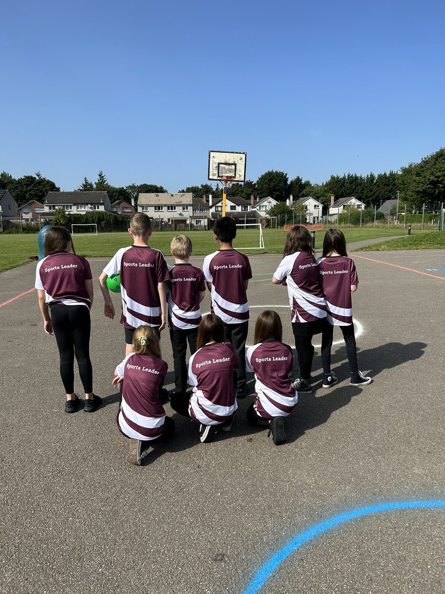 Introducing you to our new Sports Leaders, who will lead lunchtime clubs for our P1-3 children each week. #LeadershipAtAllLevels